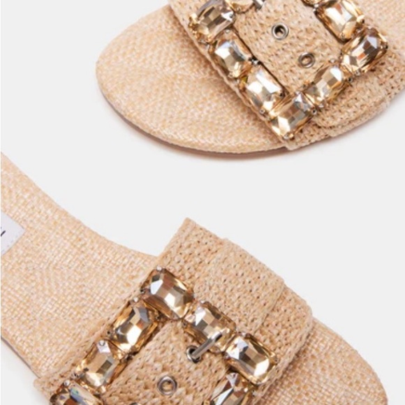 NEW STEVE MADDEN RAFFIA FLATS - Picture 10 of 10